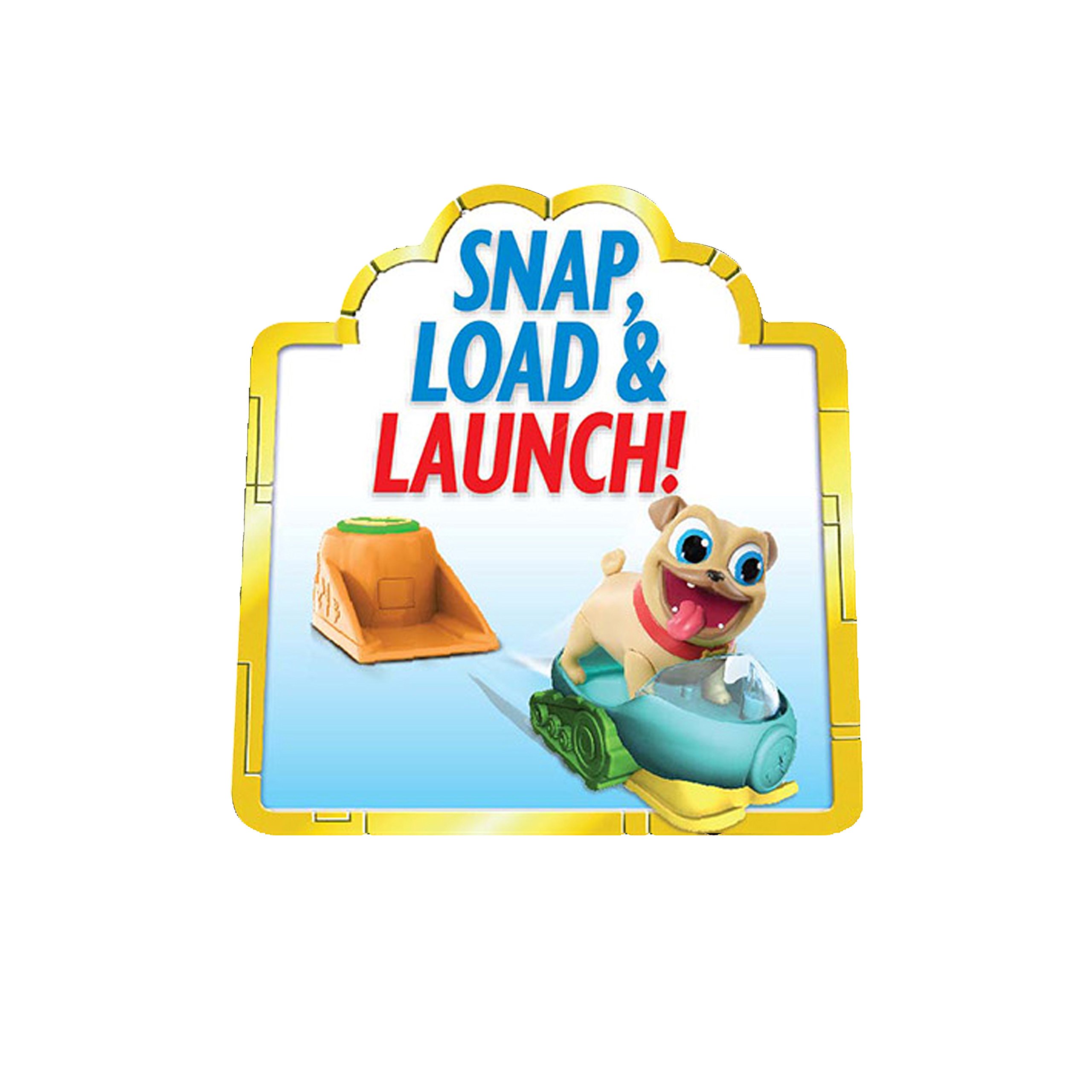Just Play Puppy Dog Pals Rolly With Snowmobile And Launcher