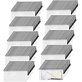 100 Pcs Mesh Zipper Pouch, 4.7 * 9.3 Inch Black Mesh Pencil Pouch Clear File Bag Waterproof Document Pouch Clear Pencil Case for Travel, Office Supplies, Pencil Case, Organizing, Home Storage