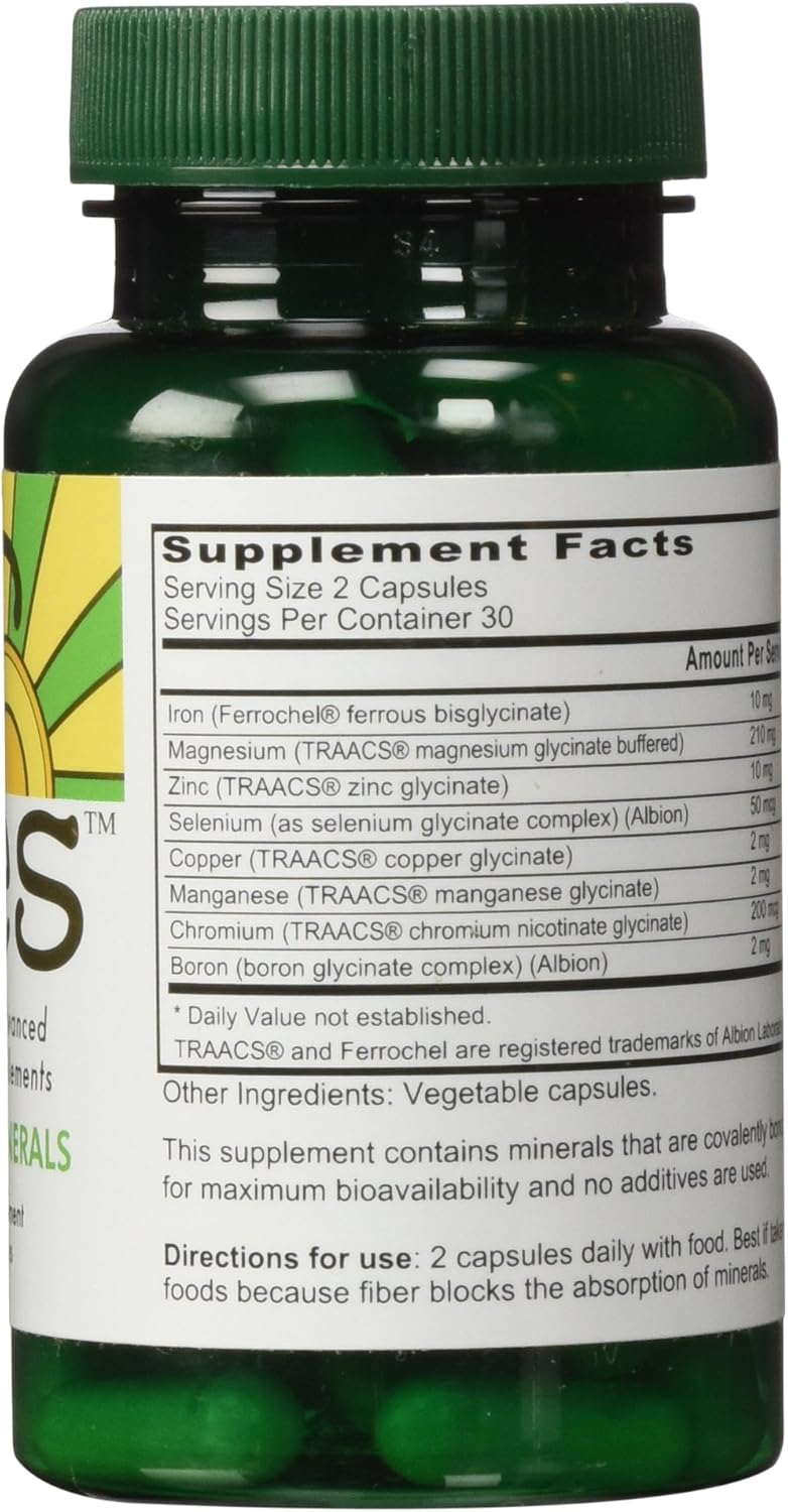 YES Ultimate Minerals Supplement 60ct | Ideal for The Peskin Protocol | for Mineral Deficiency Support: Iron, Magnesium, Zinc, Selenium, Copper, Manganese, Chromium, Boron: Health & Personal Care