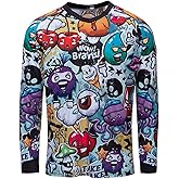 PSPORT Men's Motocross Jersey Long Sleeve Motocross Shirt Men Mountain Dirt Bike Jersey Downhill Riding Racing Clothing Tops