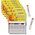 SAKURA Cray-Pas Junior Artist Oil Pastel Set - Soft Oil Pastels for Kids & Artists - 12 Colors - 6 Sets of 12