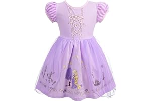 Dressy Daisy Princess Dress Up Clothes Halloween Fancy Party Tulle Skirt Summer Outfit for Baby & Toddler Girls