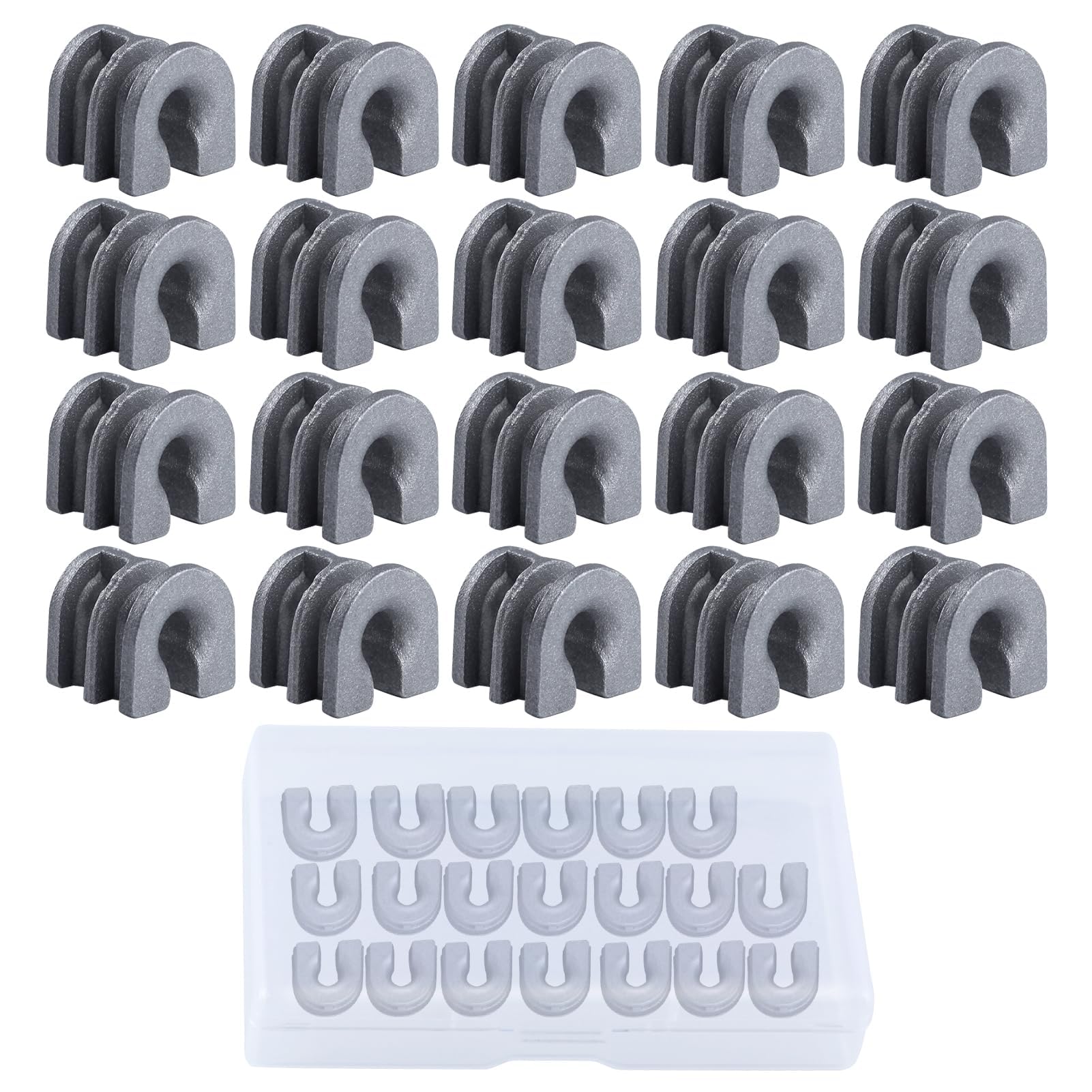 SPEEDWOX 20 Pcs Grass Trimmer Head Eyelets Sleeve String Trimmer Garden Grass Cutter Parts Accessories Replacement Parts for STHIL FS44 FS55 FS80 FS88 FS90 FS106 FS108 FS130 FS56 FS6X FS7X FS8X FS110