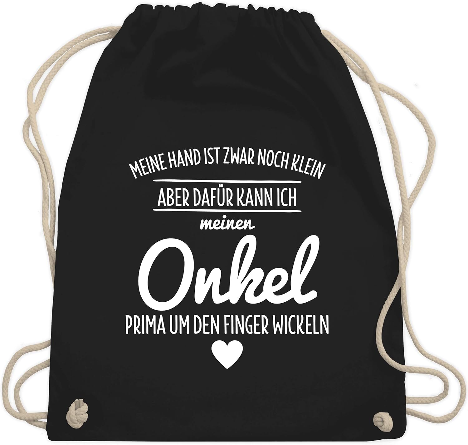 Shirtracer Sprüche Kind Onkel um den Finger wickeln Unisize