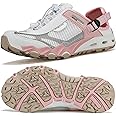 HUMTTO Women's Amphibious Water Shoes - Closed Toe Hiking Sandals Summer Outdoor Water Sandal Non-Slip River Shoes Quick Drying Aqua Shoe