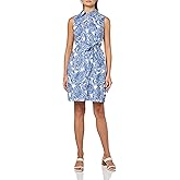 Tommy Hilfiger Womens Sleeveless Collared Button Front Tie Waist Mini Shirt Dress