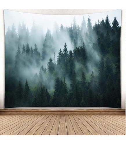 A.Monamour Tapisseries Saison D'Automne Doré Orange Jaune