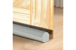 Mastery Mart Door Draft Stopper, Soundproof Door Seal and Premium Weather Stripping, 30" to 39" Adjustable for Most Doors, Noise Blocker, Keeps Cool Air in (Slate Gray)