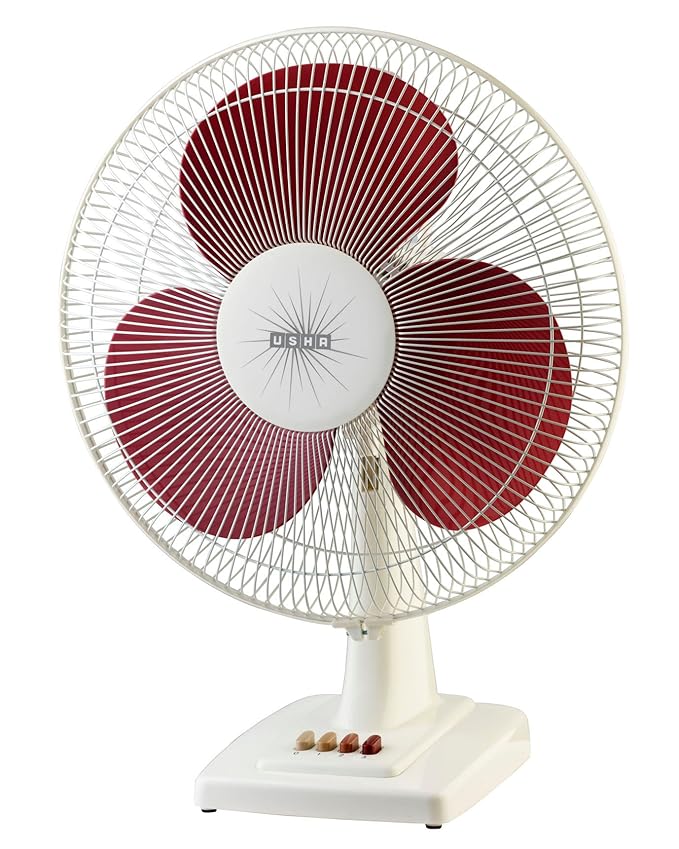 Usha Mist Air Ex 400mm Table Fan (Red) Amazon.in Home & Kitchen