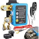 RVBOATPAT 12V 240A Remote Battery Disconnect Switch Kill Switch Automatic Power Shut Off Switch Remote Control Switch for Auto Car Truck Boat