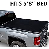 Amazon Com Tyger Auto T3 Soft Tri Fold Truck Bed Tonneau Cover Compatible With 2019 2020 Chevy Silverado Gmc Sierra 1500 New Body 5 8 Bed 68 Not Fit Factory Side Storage Box Or Carbonpro