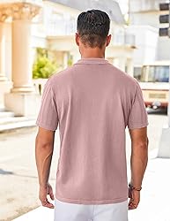 COOFANDY Men's Short Sleeve Shirts Casual Button