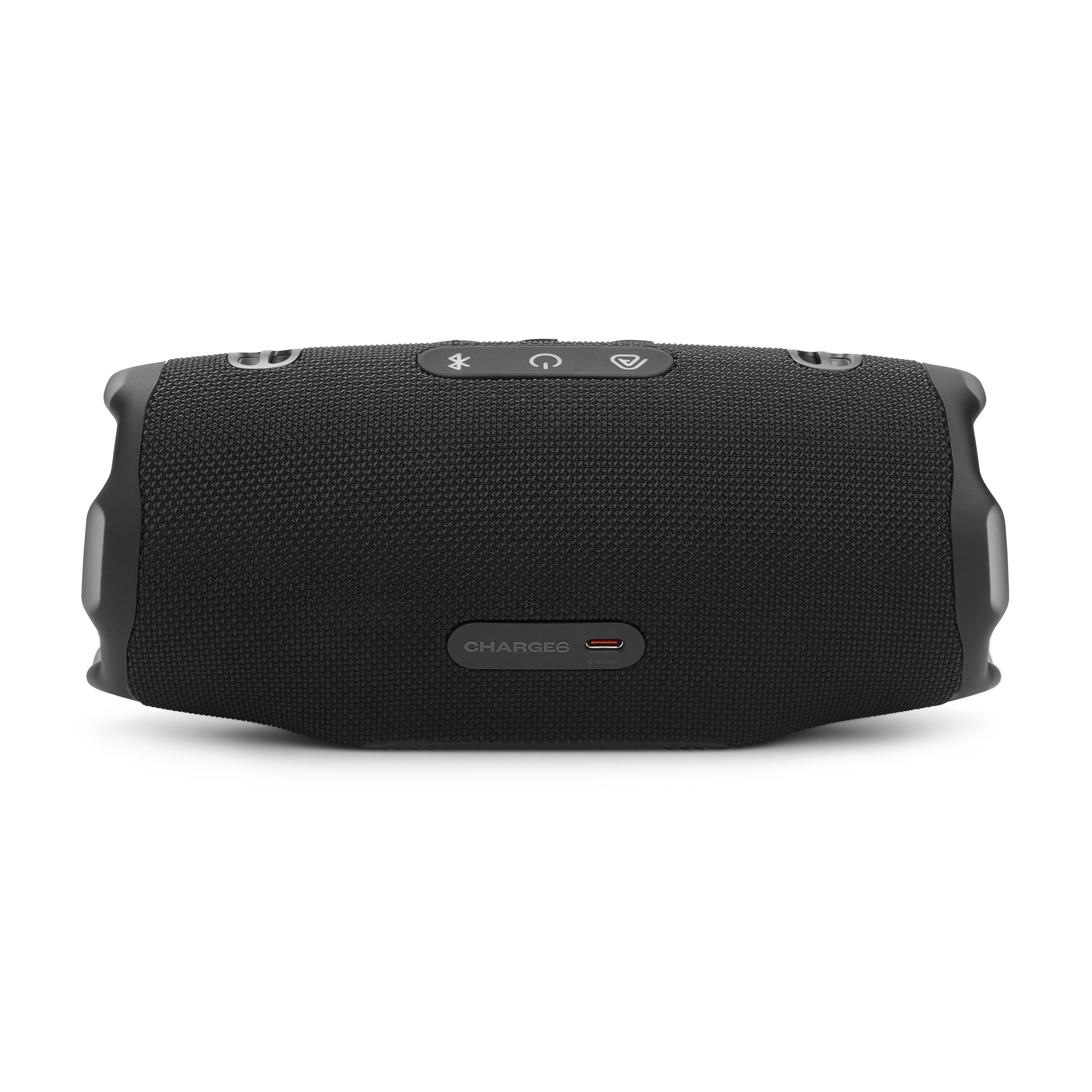 JBL Charge 6 - Portable Waterproof & Drop-Proof Bluetooth Speaker, Bold Pro Sound with AI Sound Boost, 28Hrs of Playtime, Built-in powerbank & Comes with a Sturdy/Removable Carrying Strap (Black)