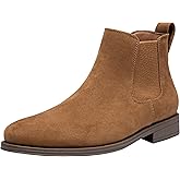 Jousen Men's Chelsea Boots Casual Suede Slip On Ankle Boots Dress Boots for Men