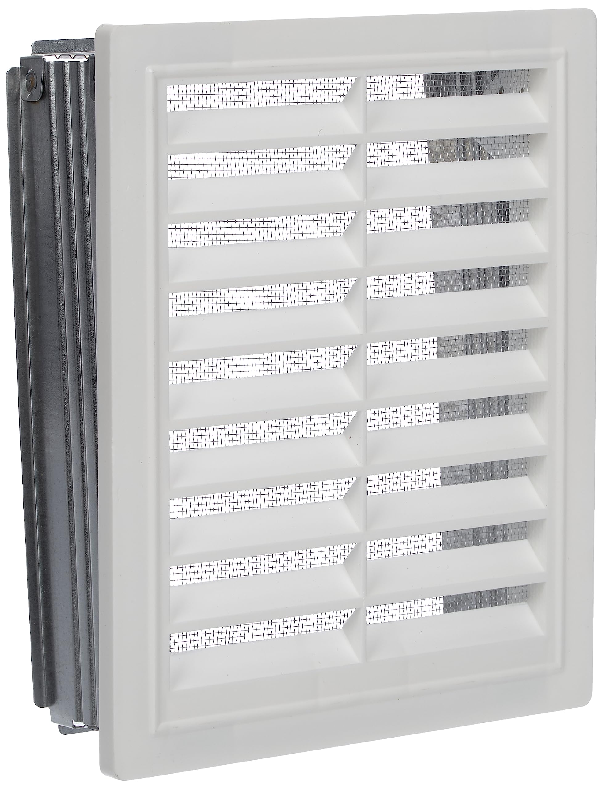 Upmann 50166 Plastic Ventilation Grille 15 x 20 m Installation Frame and Tile White