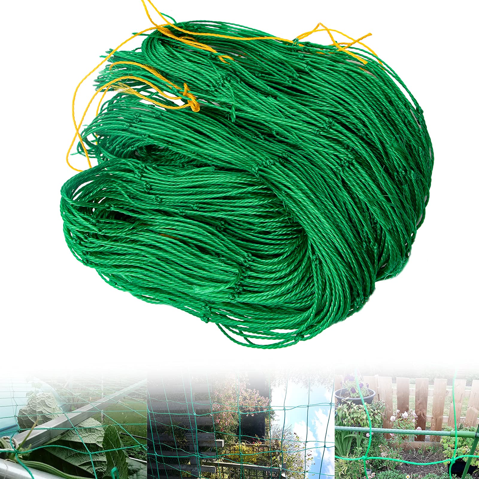Garden Trellis Netting 1.8 x 5 M Plant Trellis Mesh Net Plant Support Pea Climbing Nets Grow Tent for Climbing plants Bean Fruits Clematis Cucumber Tomatoes Flowers Vine Plant
