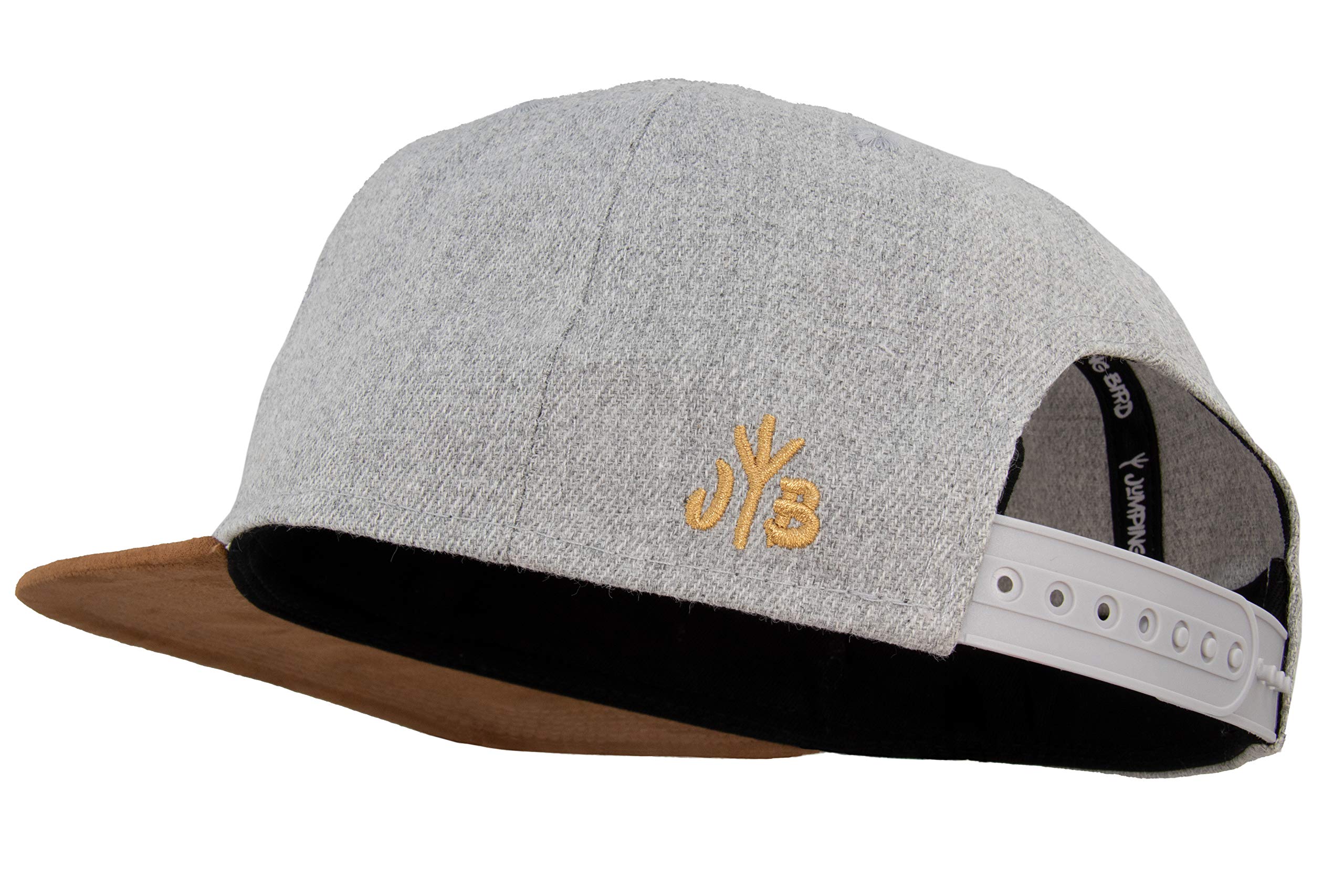 Jumping Bird Baseball Cap Herren Watzmann Hellgrau • Outdoor Snapback Cap für Wanderung & Alltag • Individuell verstellbar 54-62 cm • Kappe 3