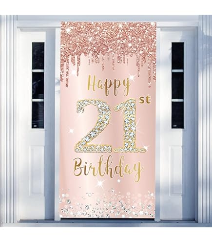 Roségold 21 Konfetti Set – 200 Stück, Mit Zahlen Und Glitzer, Für Geburtstags- & Jubiläumsdeko