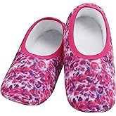 Snoozies Skinnies Butterflies Bees slipper socks for Women Sherpa Lining Soft Non Slip and Foldable