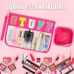 BuyCard 2 Pcs Stuff Bag Cosmetic Makeup Bag with