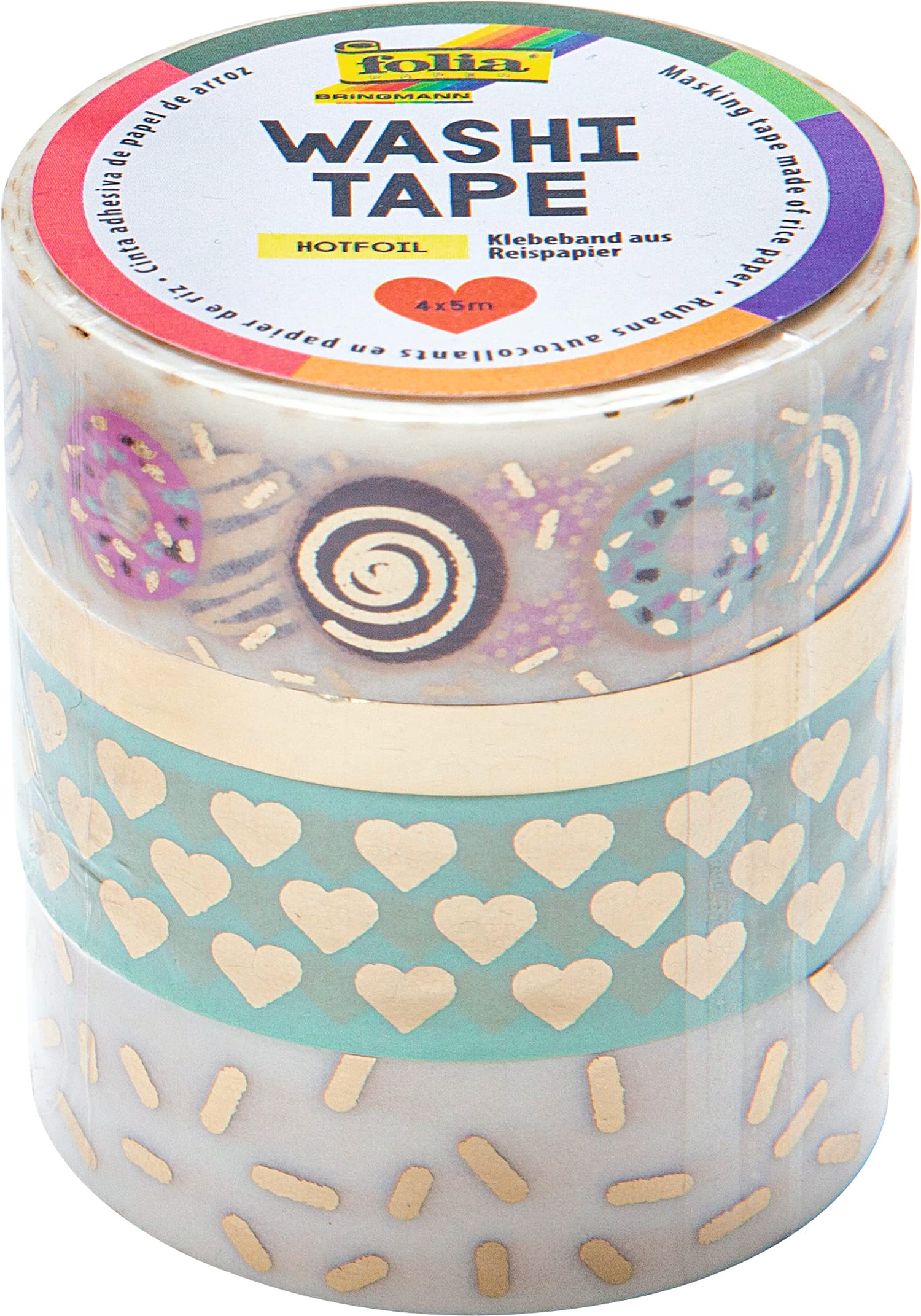 folia 26431 Paper Tape, Multi-Colour