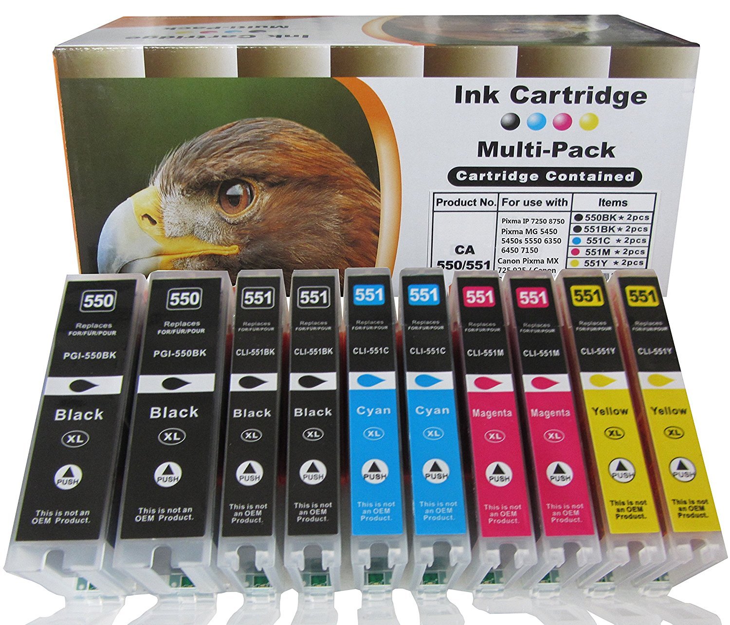 ESMOnline Cartuchos de tinta compatibles XL unidades para Canon Pixma MG s