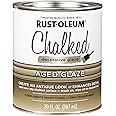 Rust-Oleum 315881 Chalked Decorative Glaze, 30 oz, Semi-Transparent Aged