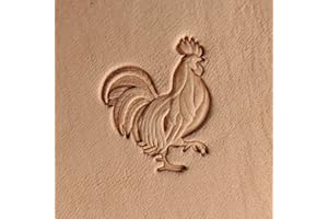 DANDS LTD Leather Stamp Tool Rooster Cock Stamps Stamping Carving Punches Tools Craft Leathercrafting