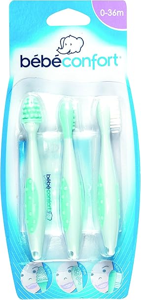 Bebe Confort Set De 3 Brosses A Dents Avec Etui Sailor Amazon Fr Bebes Puericulture