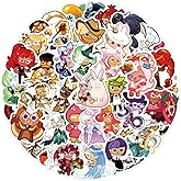 Cookie Run: Kingdom Stickers for Kids Water Bottle 50pcs Pack, Cute Cartoon Game Waterproof Vinyl Stickers for Teen Girl Laptop Skateboard Bike Guitar Laggage Bicycle Travel Case