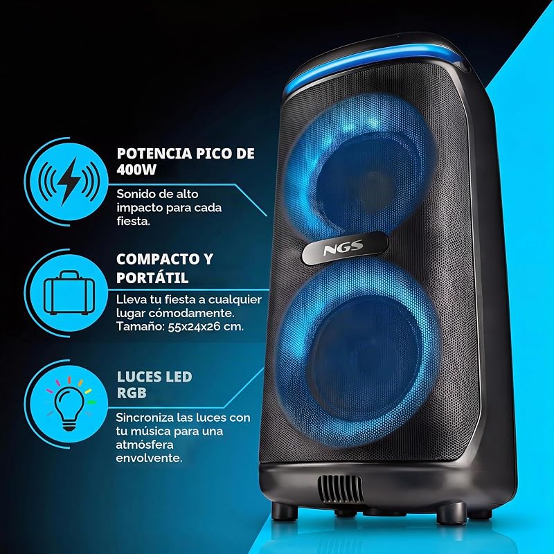 Wild Glam – Coluna Compatível com Bluetooth