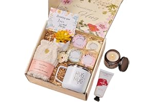 Care Package for Women Spa Gifts Baskets Self Care for Best Friends Mom Grandma Wife Feel Better Gifts Thinking of You Encour