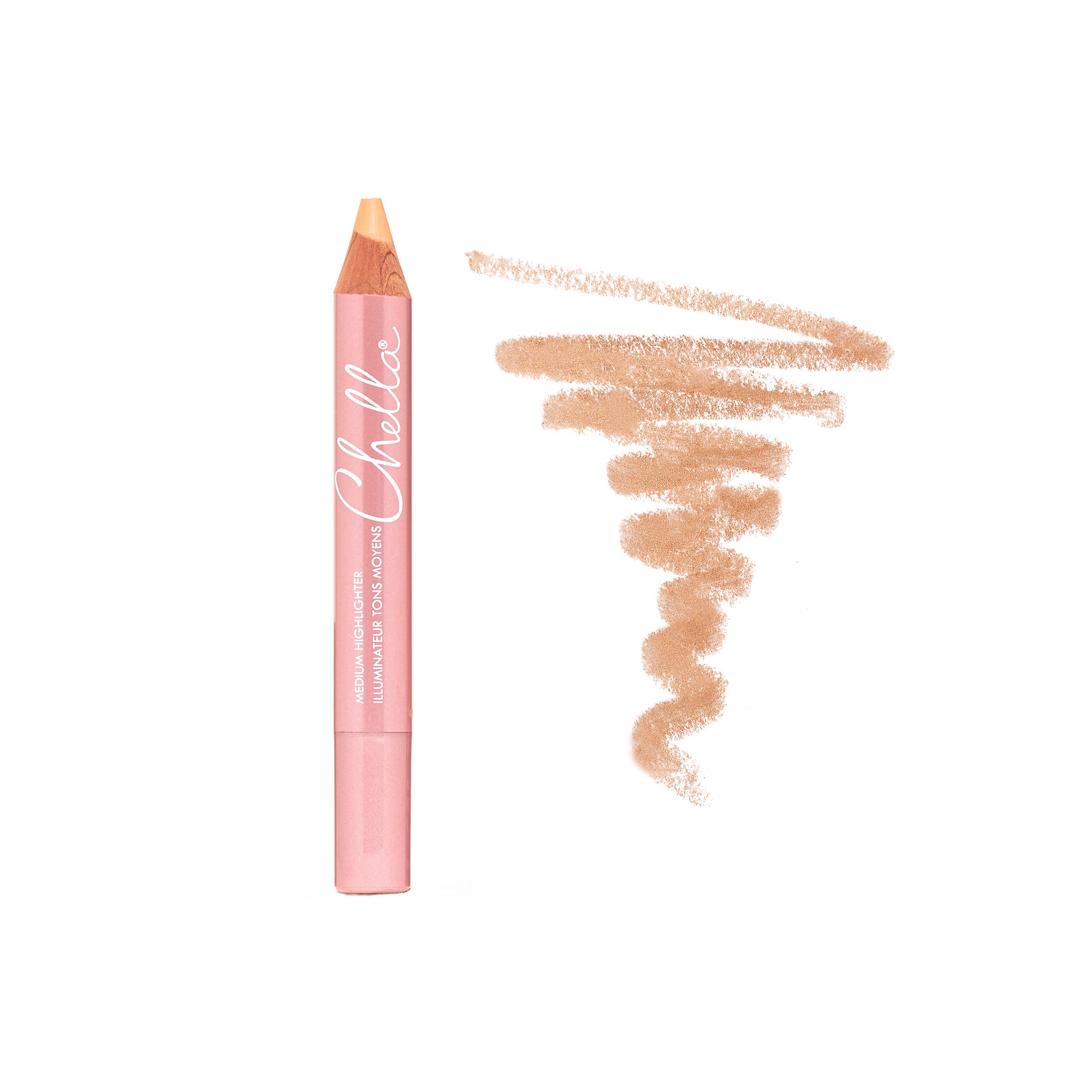 Chella Highlighter Makeup Pencil - Vegan, Cruelty Free, Paraben Free, Gluten Free - Use as a Highlighter, Concealer and Under Eye Liner (Medium Matte)