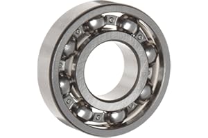 WJB 6309 Deep Groove Ball Bearing, Open, Metric, 45mm ID, 100mm OD, 25mm Width, 11900lbf Dynamic Load Capacity, 7200lbf Static Load Capacity