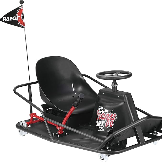 Razor Crazy Cart XL, Go Kart Eléctrico Deportes y Aire