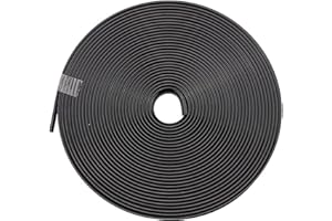 Car Wheel Trim, 26FT Hub Rim Edge Protector for Curb Rash Prevention Enough to Fit Four Wheels(Color:Black)