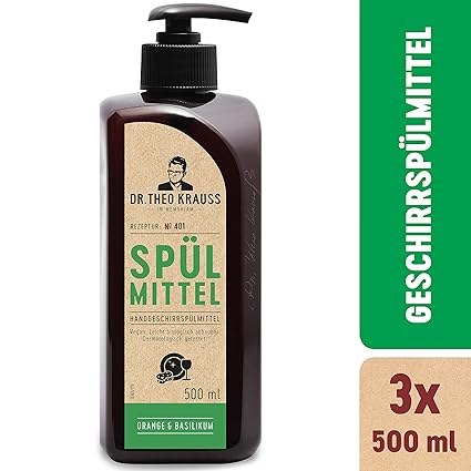 Dr. Theo Krauss Spülmittel, 3er Pack (3x 500 Ml)