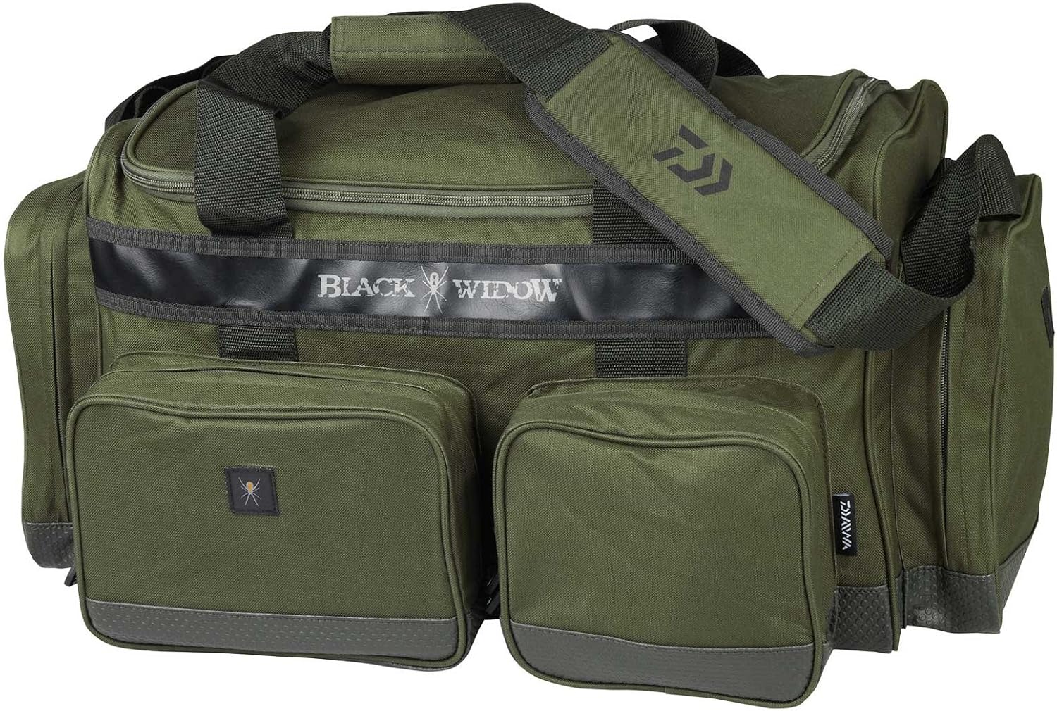 Daiwa DWP-1 Hüfttasche / Angeltasche – 3 Fächer, Mit Zinger & Netztaschen