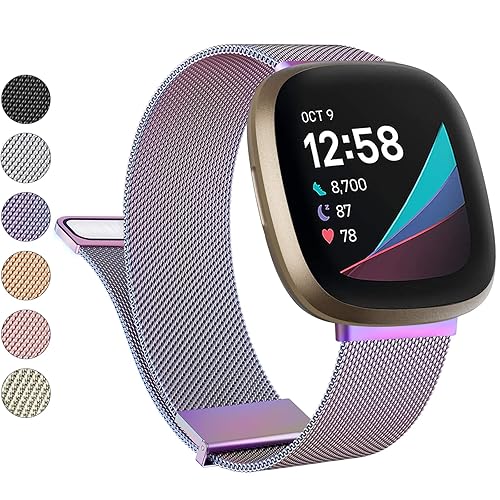 Vanjua Metal Band for Fitbit Sense Bands/Fitbit Versa Bands