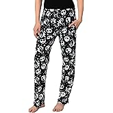 Disney Womens Lounge Pants Pajama Bottoms All Over Print Cotton