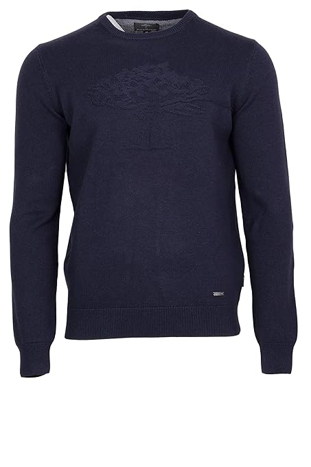 FYNCH-HATTON Herren Pullover Rundhals Baumwolle