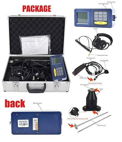 HFBTE Detector de fugas de agua para tuberías subterráneas ...