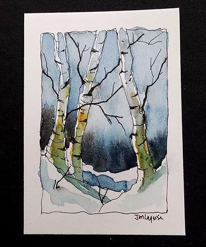 ACEO Original Watercolor Painting 