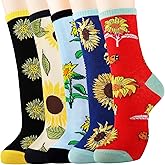 Jeasona Women's Cute Socks Funny Christmas Birthday Gifts for Women Mom Teenage Girls