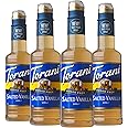 Torani Salted Vanilla Syrup, Sugar Free, Kosher, 12.7 Fluid Ounce (Pack of 4)