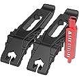 KOM Cycling Presta Valve Core Removal Tool Tubeless Tire Lever Set. Bicycle Tire Lever Set That Includes a Valve Core Remover. Great for Removing Presta Valve Cores with The Presta Valve Core Tool