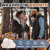 MEREZA Sleeping Bag XL for Men Large Wide 90.5 x 32.3 in Warm view 5