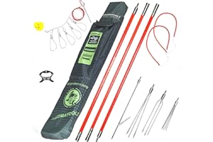 SINGMATOOLS Spearfishing Pole Hawaiian Sling Fishing Spear Set Fiberglass Pole Spear Harpoon Spearfishing Gear