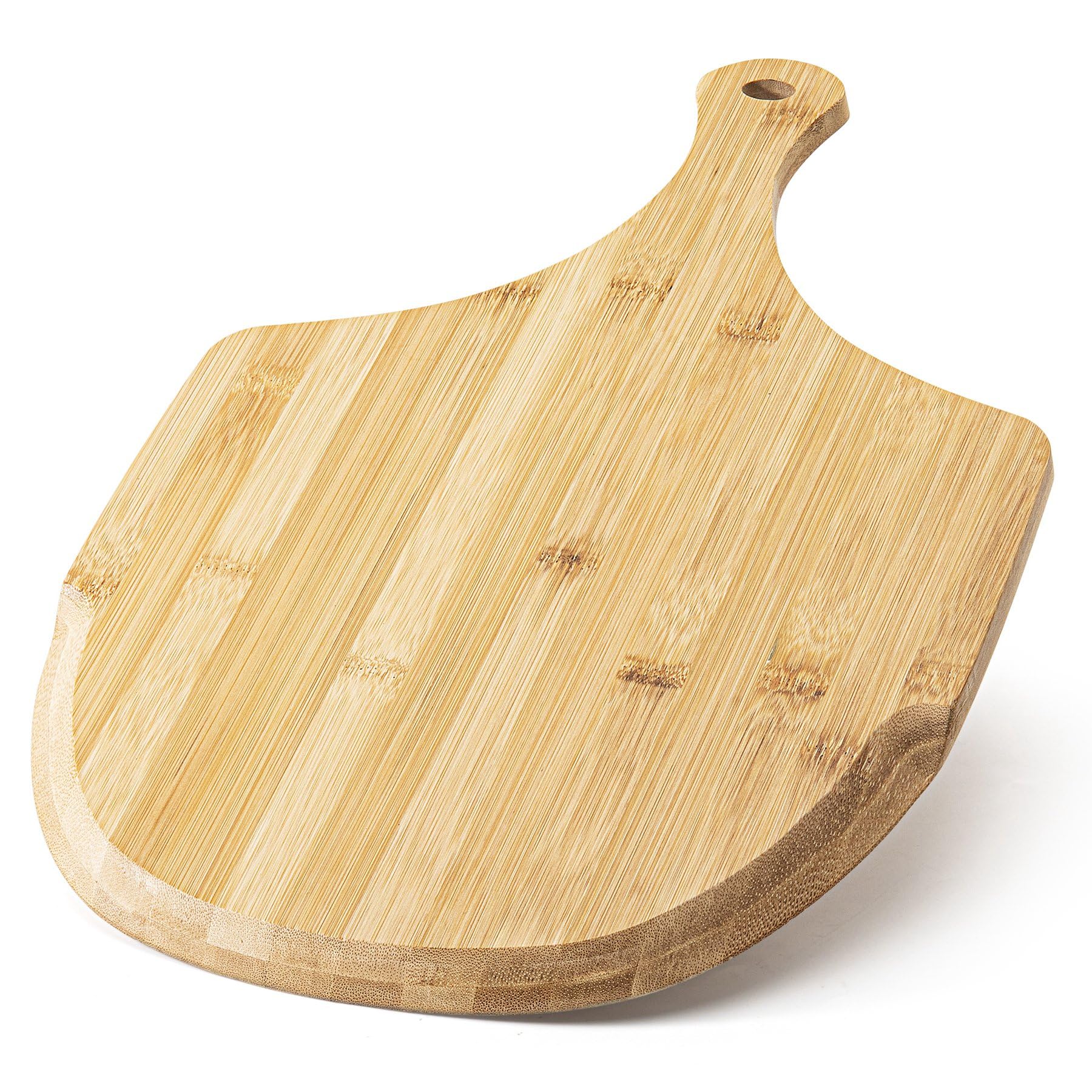 LX LERMX Pizza Peel, Premium Bamboo Pizza Spatula Paddle Cutting Board Handle (Baking Pizza, Bread, Cutting Fruit, Vegetables, Cheese)