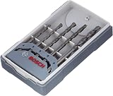 Bosch CYL-3 Concrete Drill Bit Set 4-8 mm Percussion 5 Piece Grey